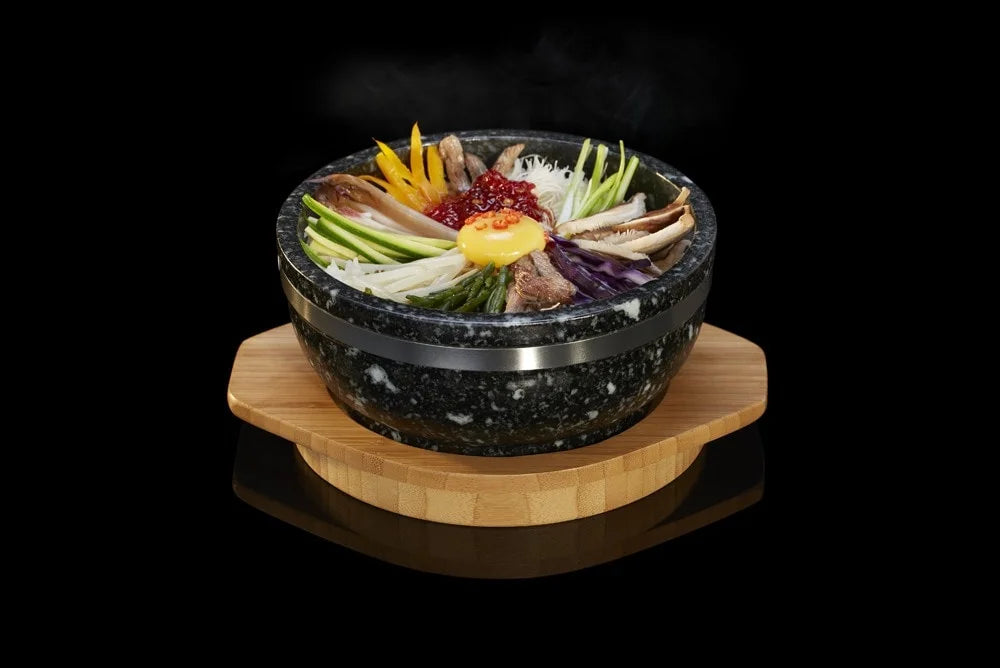 The SteakStones Sizzling Bibimbap Bowl